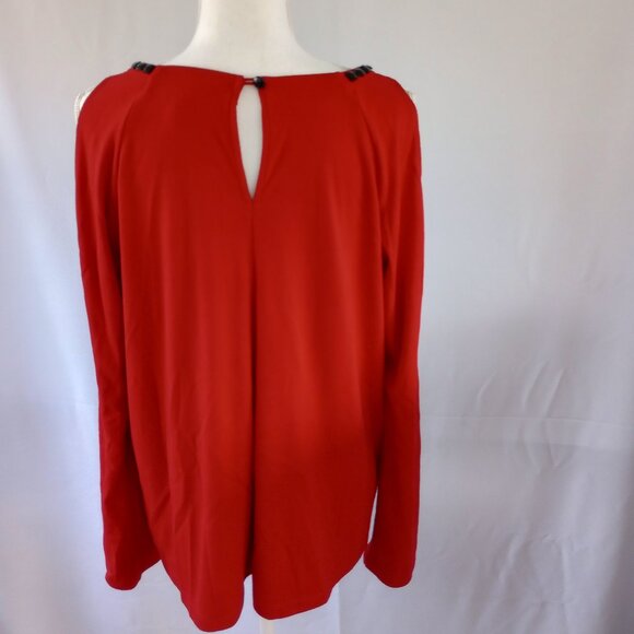 Bob Macke Cold Shoulder Pull Over Blouse - Picture 3 of 8